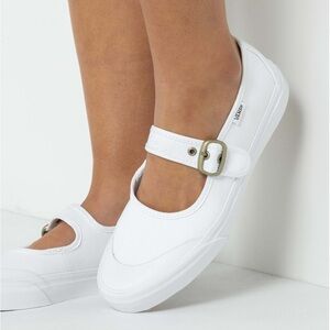 Vans White Mary Jane Sneakers Nearly New size 9